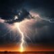 vibrant lighting storm